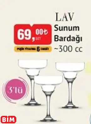 LAV SUNUM BARDAĞI LAV SUNUM BARDAĞI
